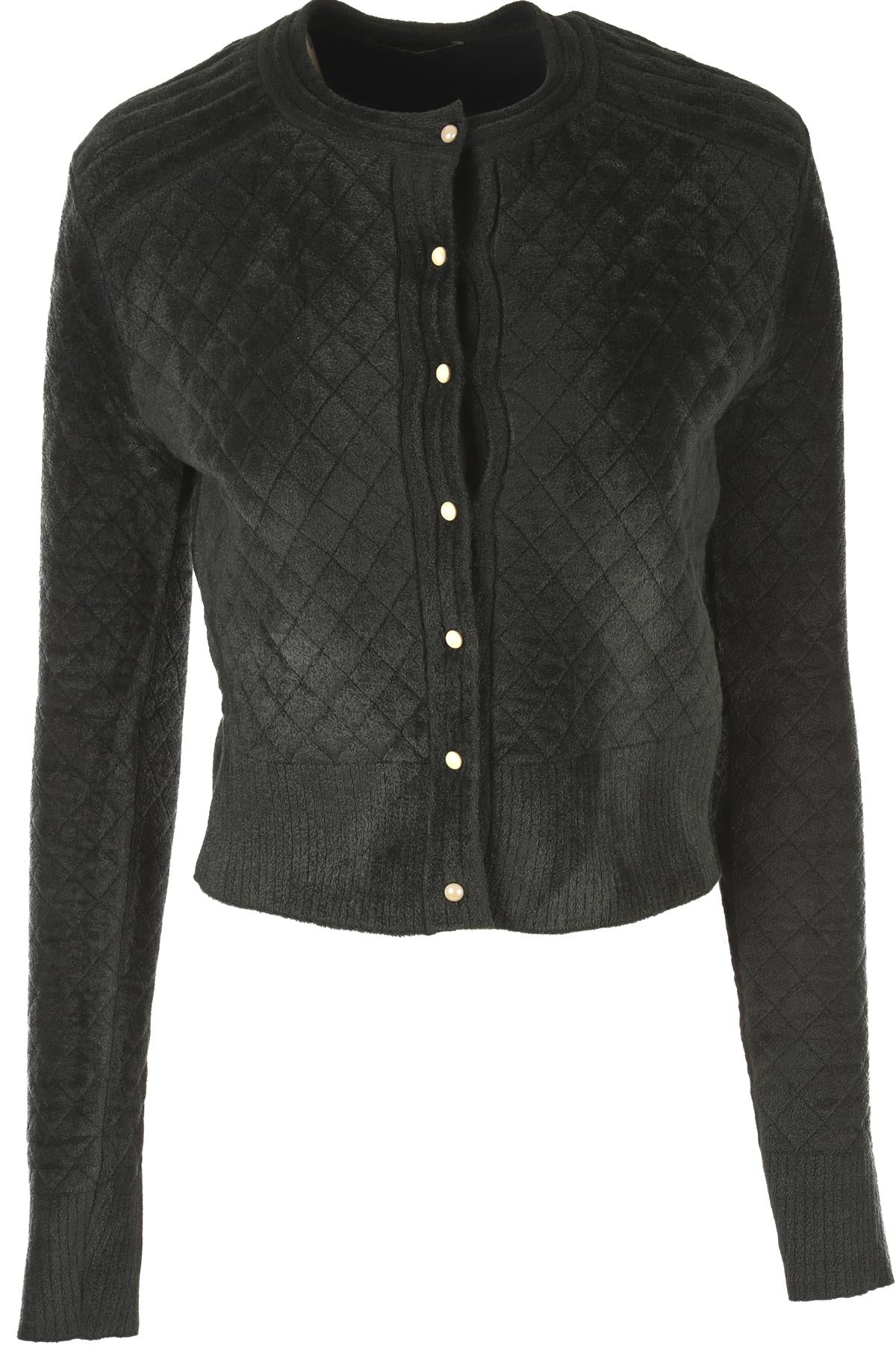ALEXANDER MCQUEEN GREEN WOOL CARDIGAN SMALL
