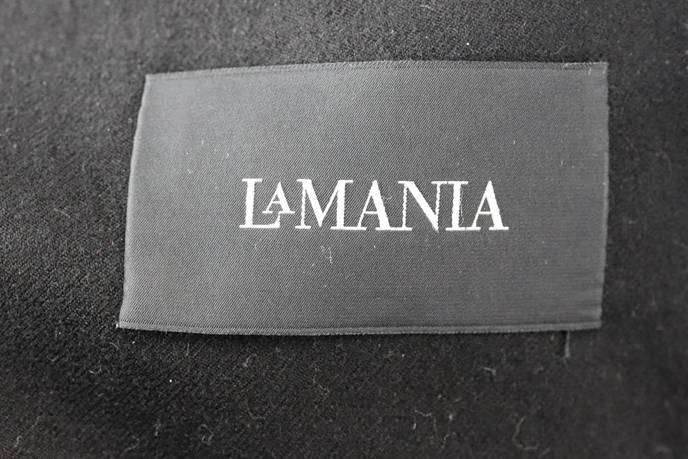 LA MANIA WOOL TAPERED LEG PANTS FR 38 UK 10