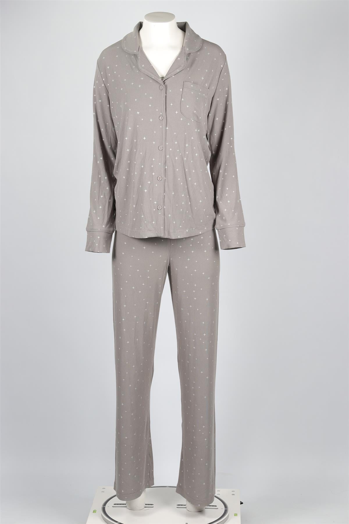 SKIMS GREY MODAL PYJAMA SET SMALL