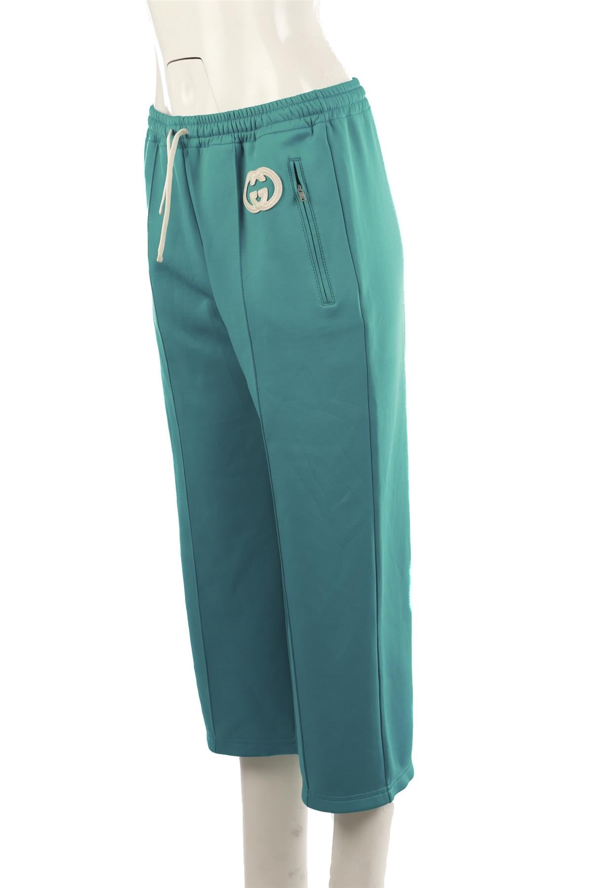GUCCI BLUE GG JERSEY CULOTTES SMALL