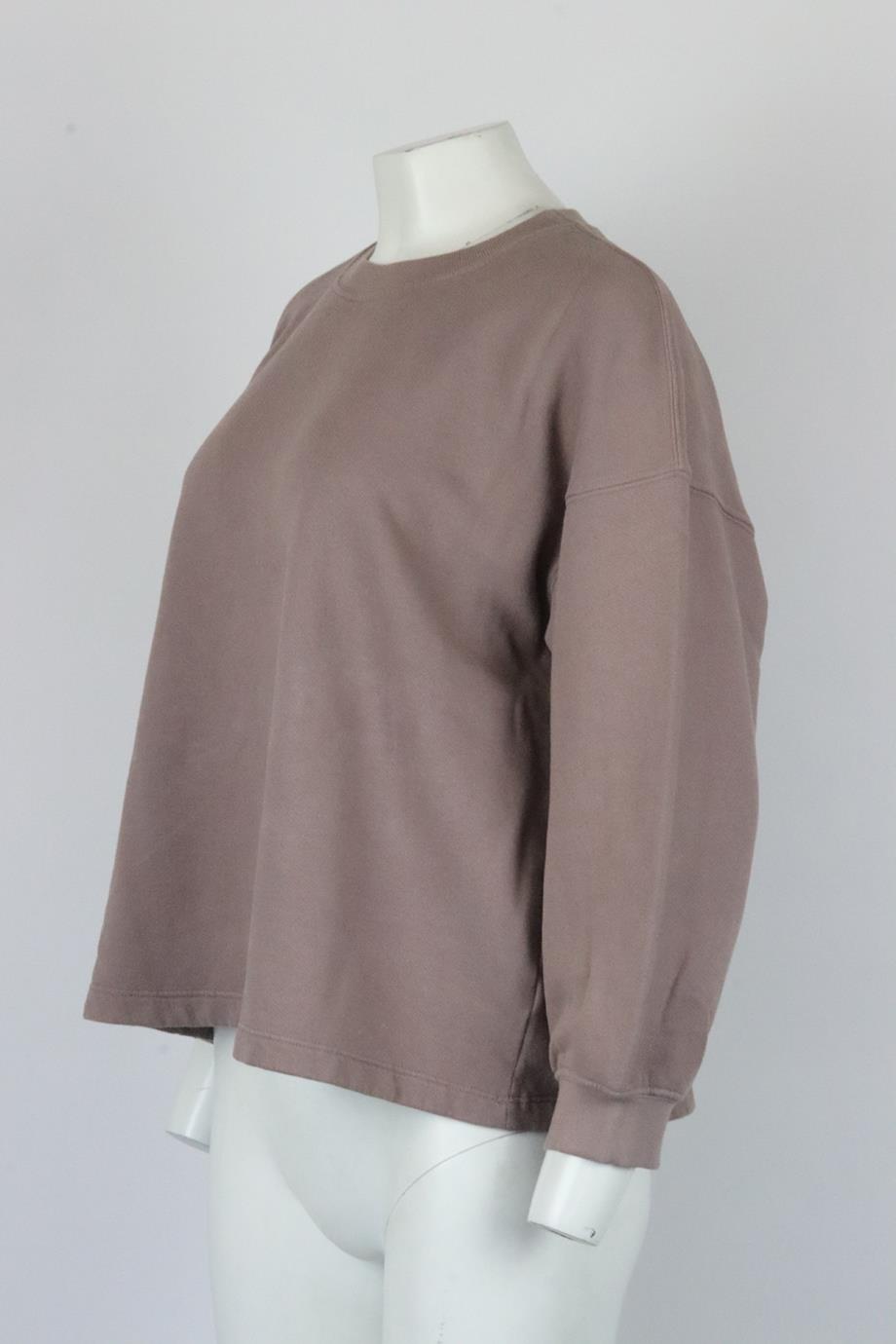 VELVET BY GRAHAM AND SPENCER COTTON JERSEY SWEATSHIRT LARGE