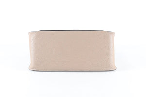 HERMÈS TAUPE 2012 JYPSIERE 28CM TOGO LEATHER CROSSBODY BAG IN ETOUPE