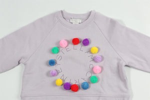 STELLA MCCARTNEY PURPLE KIDS GIRLS SWEATSHIRT 6 YEARS