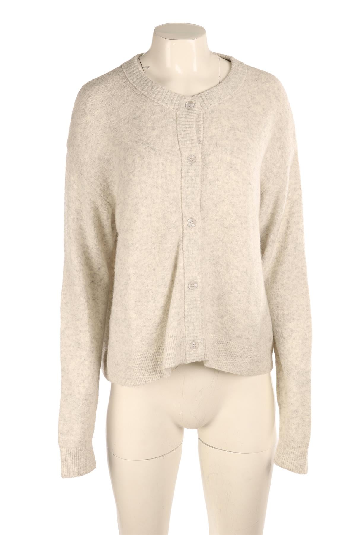 AMERICAN VINTAGE GREY KNIT CARDIGAN XSMALL-SMALL