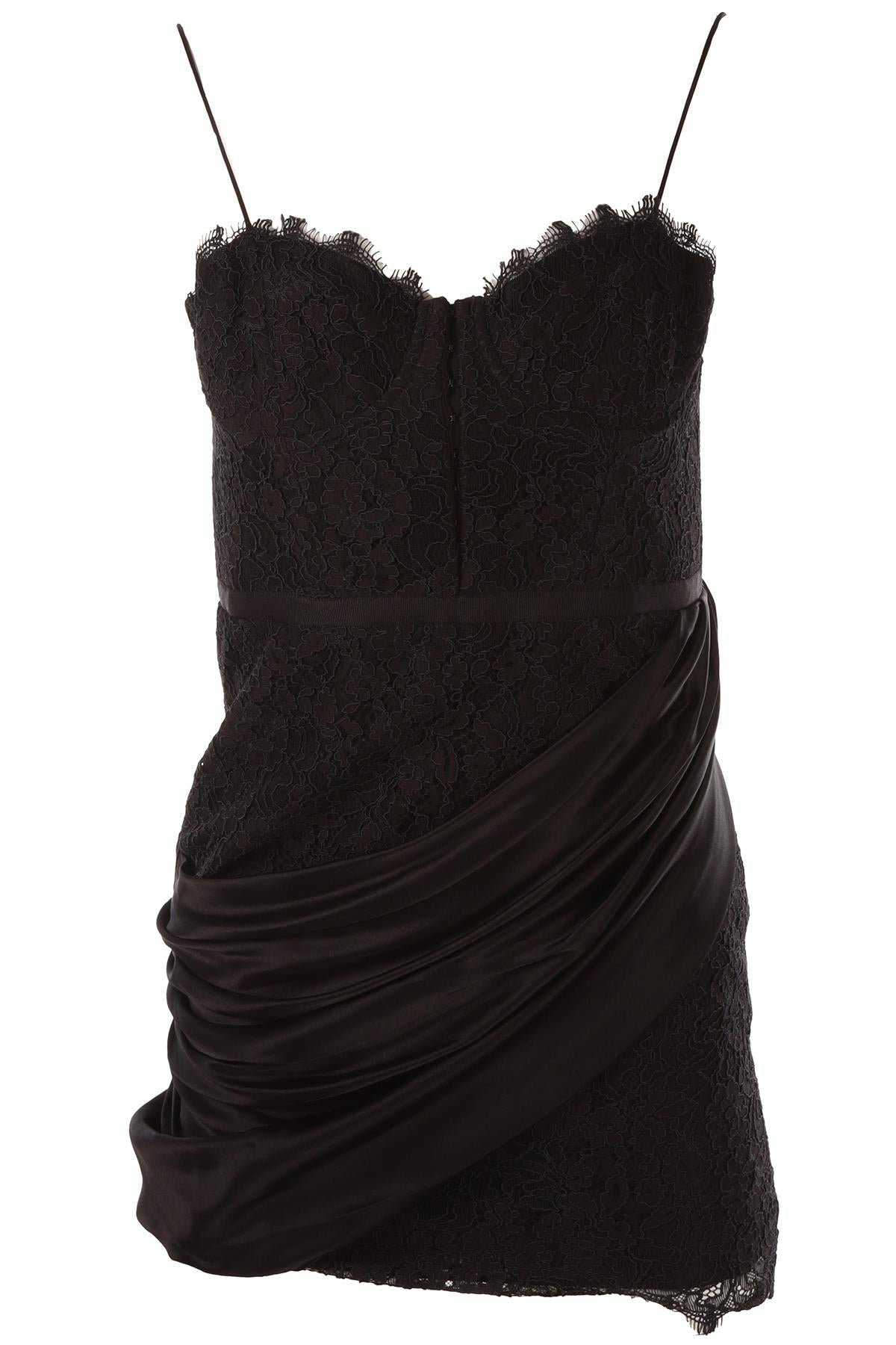 BLACK LACE MINI DRESS