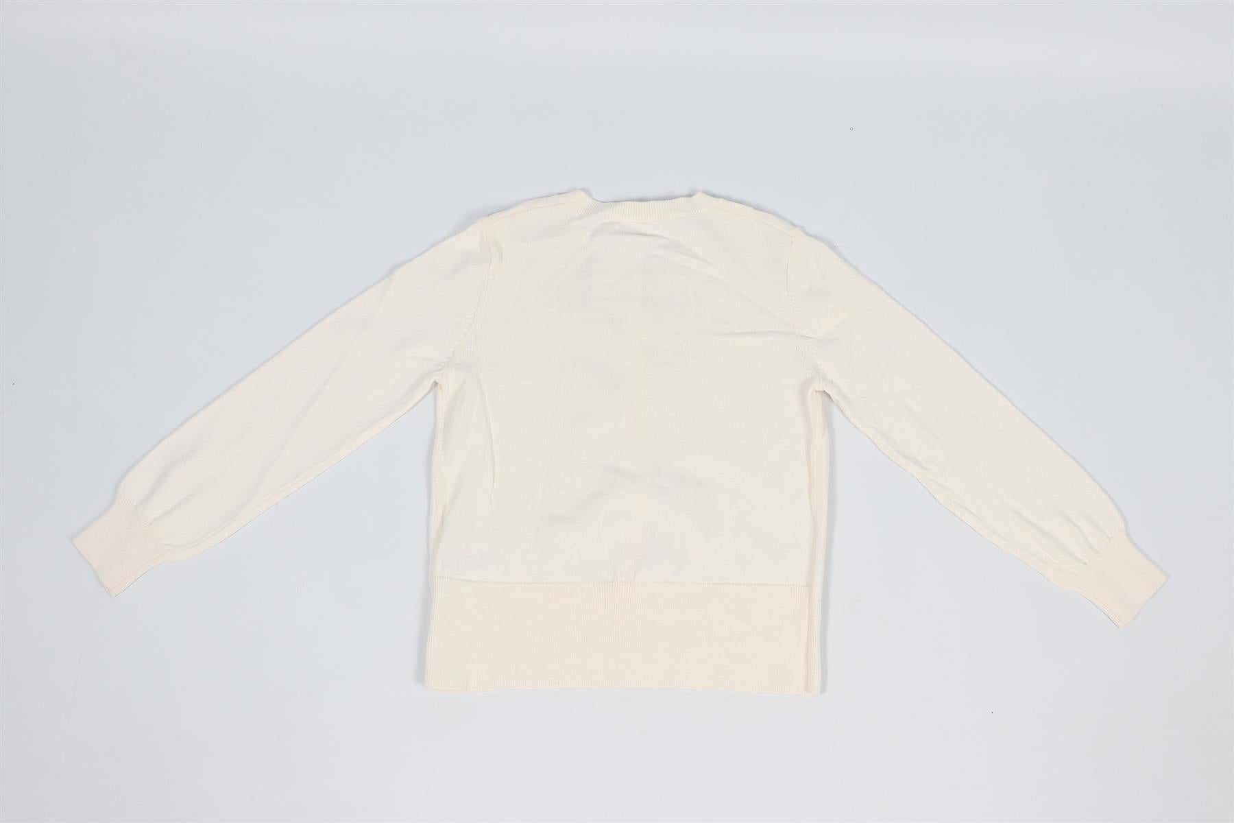 CHLOÉ  IVORY KIDS GIRLS COTTON CARDIGAN 8 YEARS