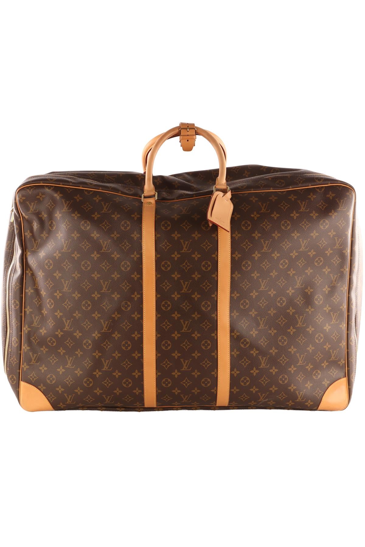 LOUIS VUITTON BROWN 2002 SIRIUS 70 MONOGRAM COATED CANVAS SUITCASE