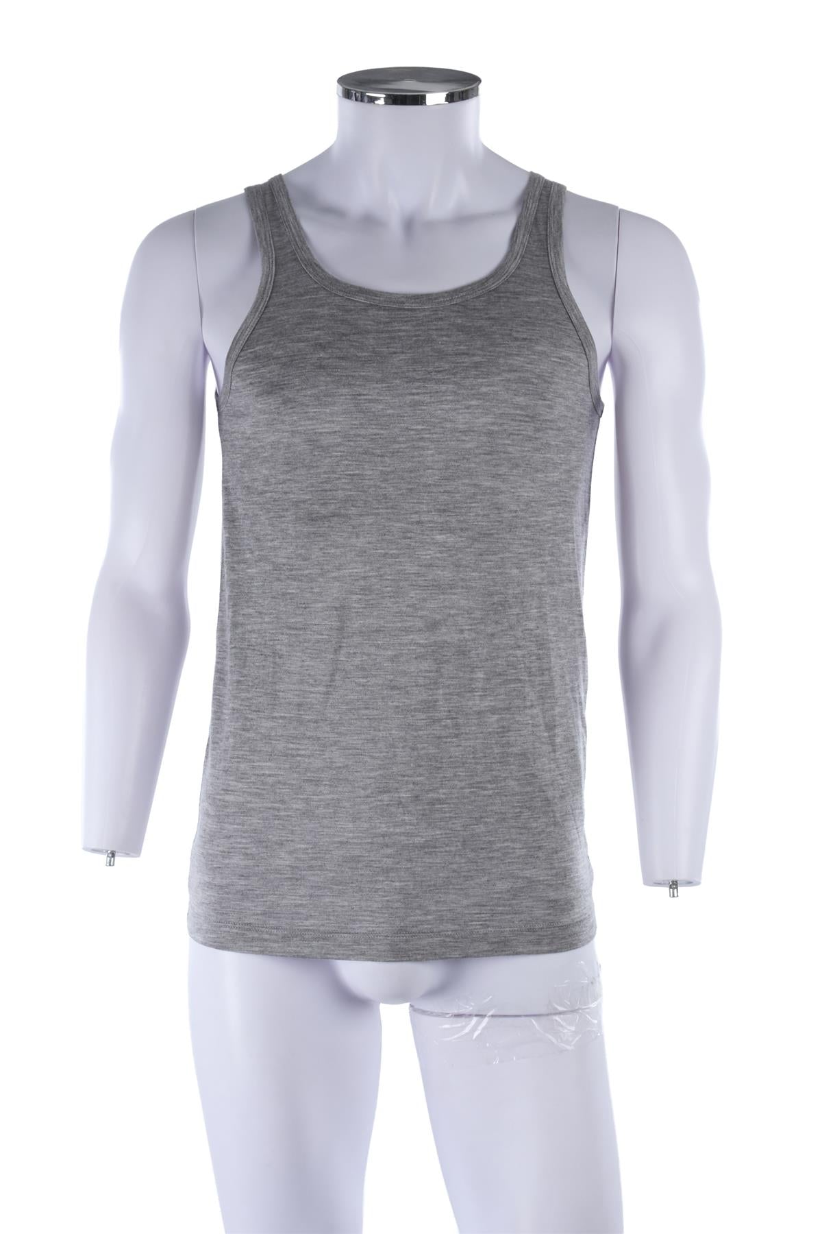 GREY MEN'S CASHMERE TOP