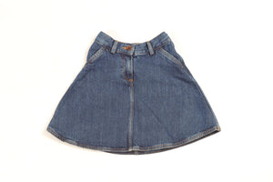 BONPOINT BLUE KIDS GIRLS DENIM SKIRT 6 YEARS