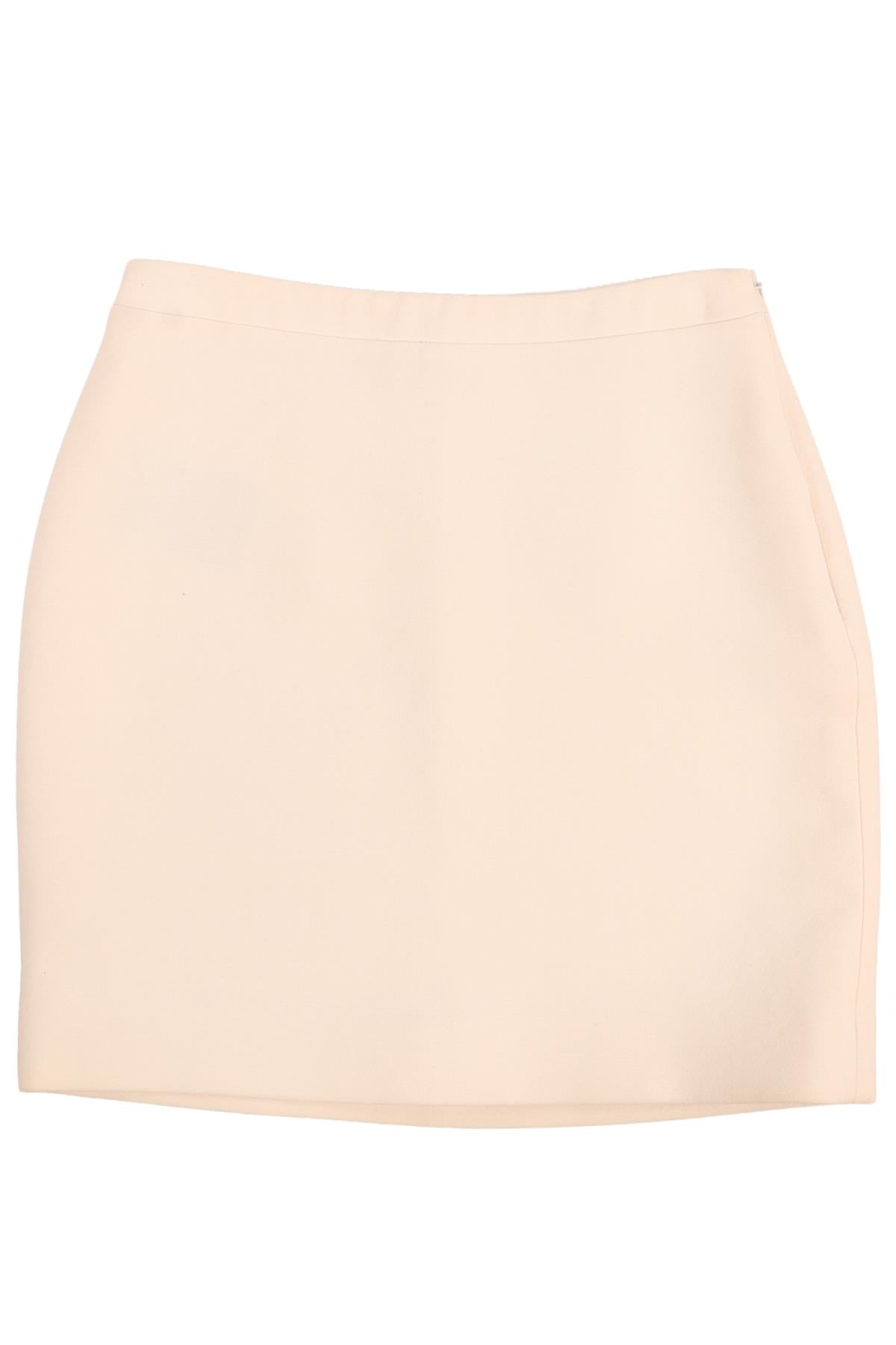 ALESSANDRA RICH IVORY WOOL MINI SKIRT IT 38 UK 6