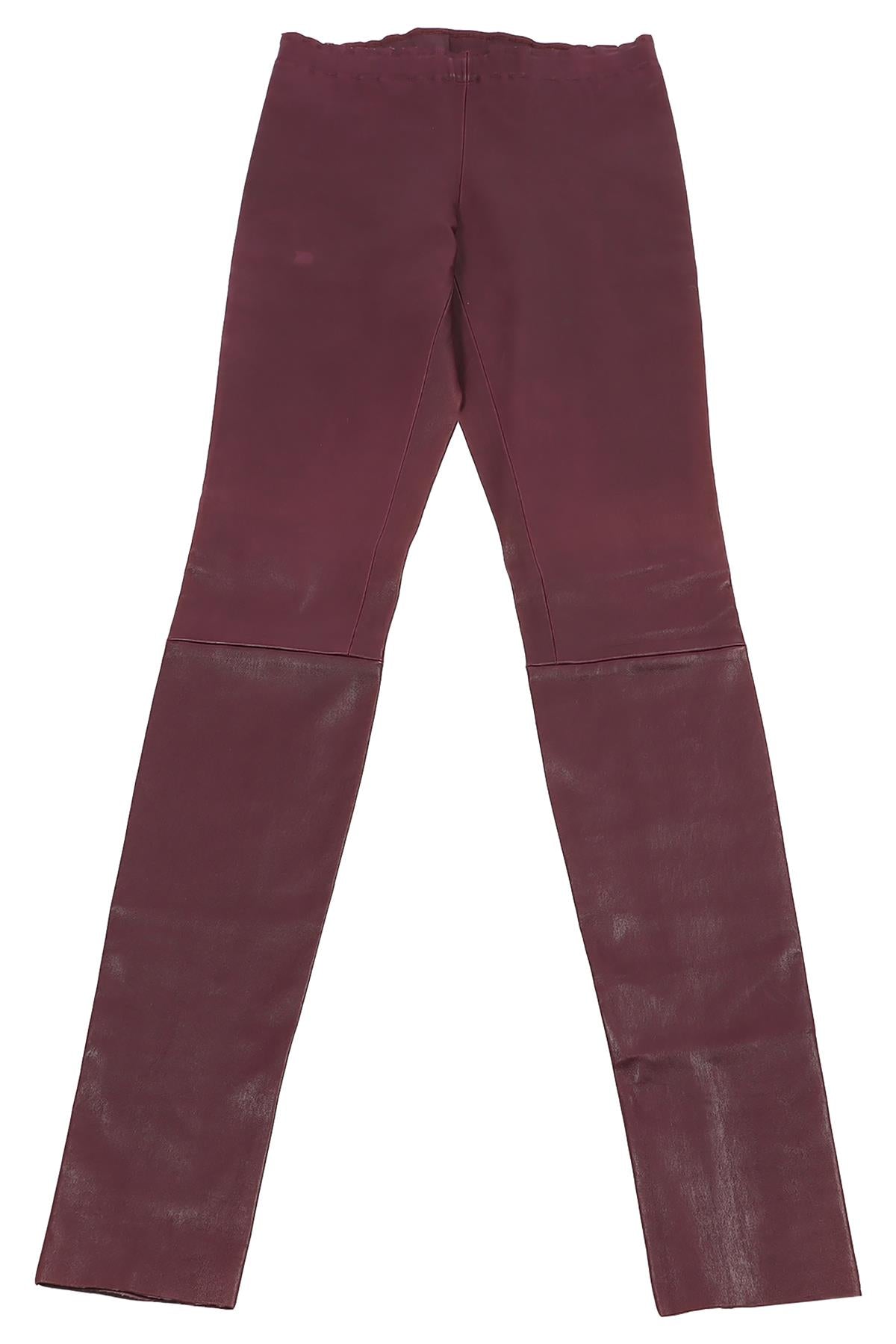 STOULS LEATHER SKINNY PANTS XXS UK 4