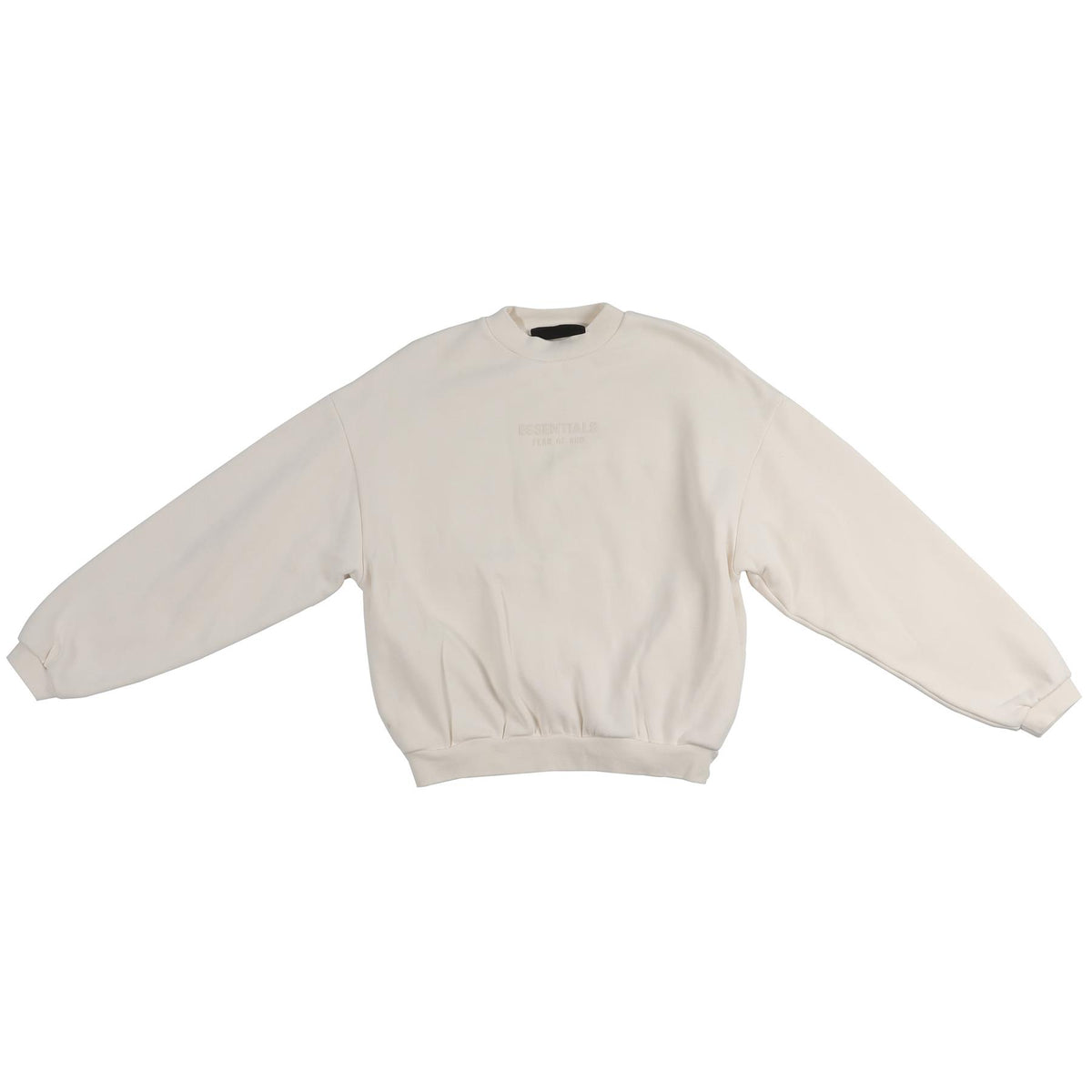 ESSSENTIALS FEAR OF GOD CREAM KIDS BOYS COTTON SWEATSHIRT 12 YEARS