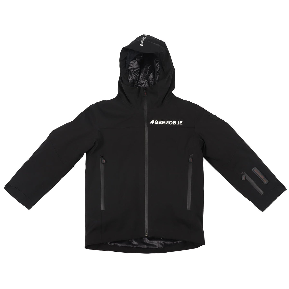 MONCLER GRENOBLE BLACK KIDS BOYS SHELL JACKET 8 YEARS