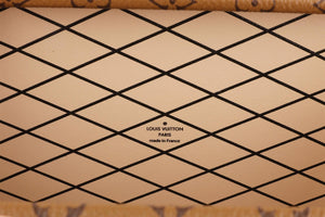 LOUIS VUITTON BROWN 2017 PETITE MALLE MONOGRAM COATED CANVAS CLUTCH
