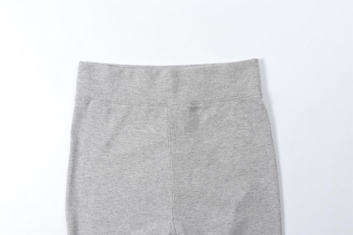 ETERNE GREY COTTON LEGGINGS XSMALL