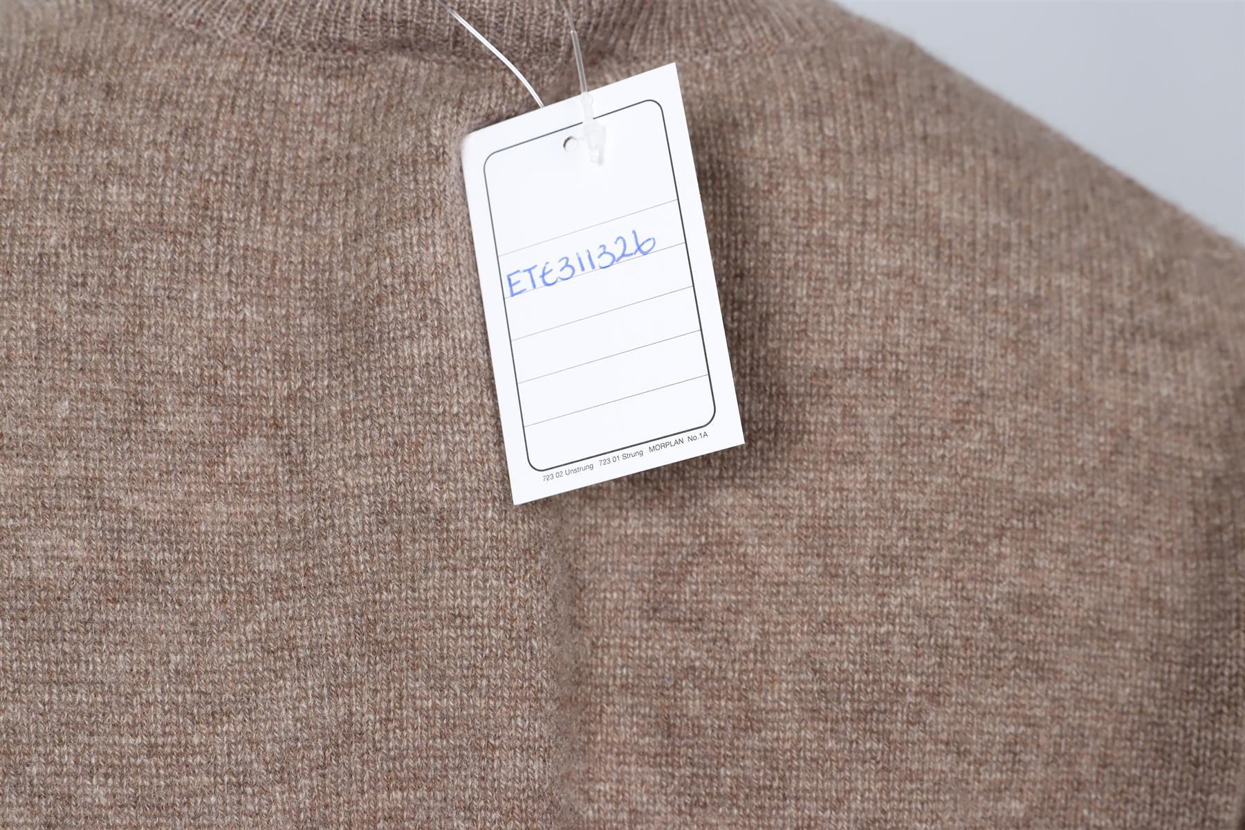 ÉTERNE BROWN CASHMERE SWEATER XSMALL-SMALL