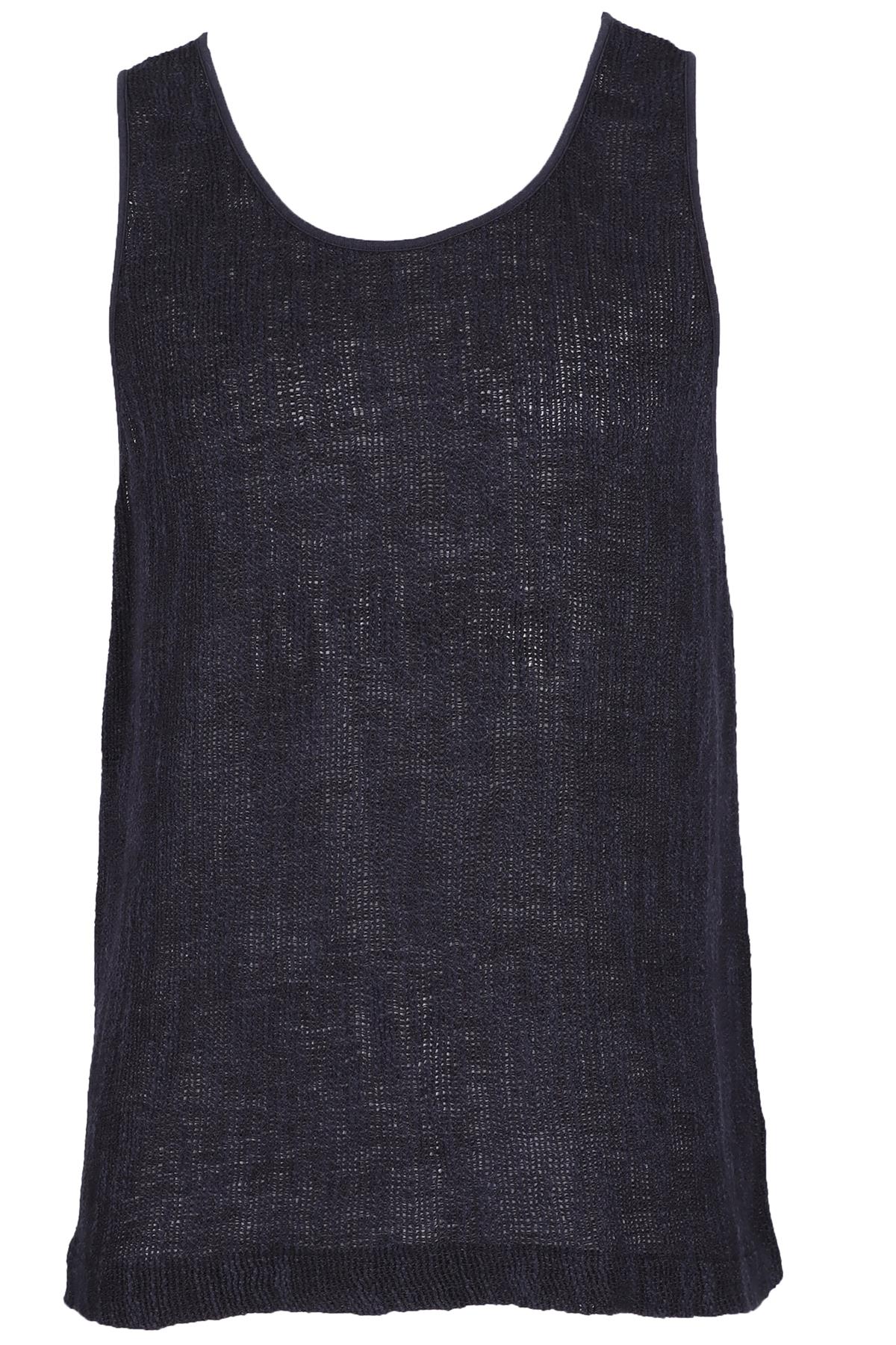 OUR LEGACY NAVY MEN'S LINEN TOP IT 48 UK 38