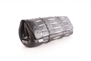 VBH BLACK SNAKESKIN CLUTCH