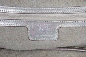 ANYA HINDMARCH GOLD LEATHER TOTE BAG