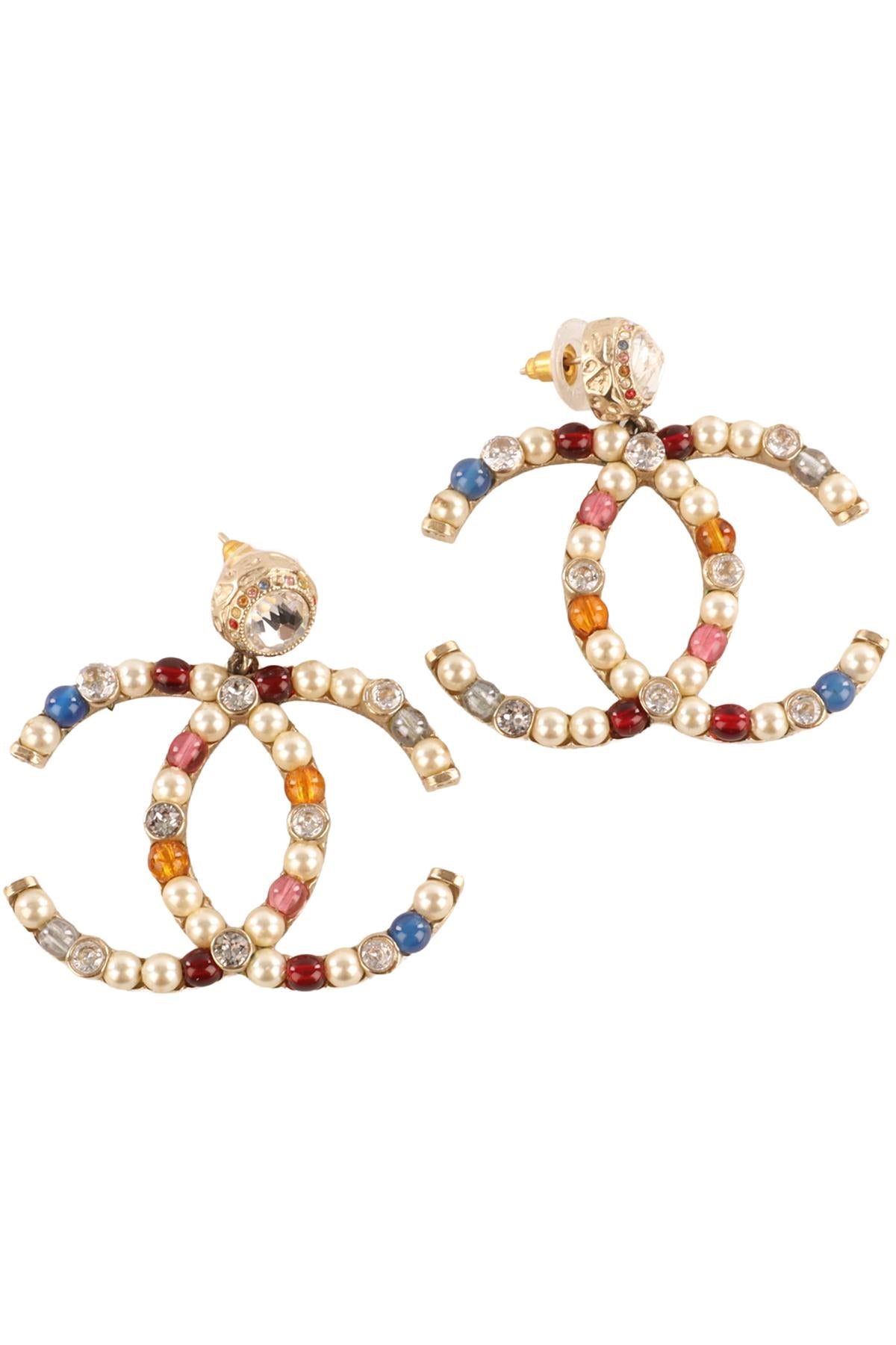 CHANEL MULTI 2020 CC FAUX PEARL EARRINGS