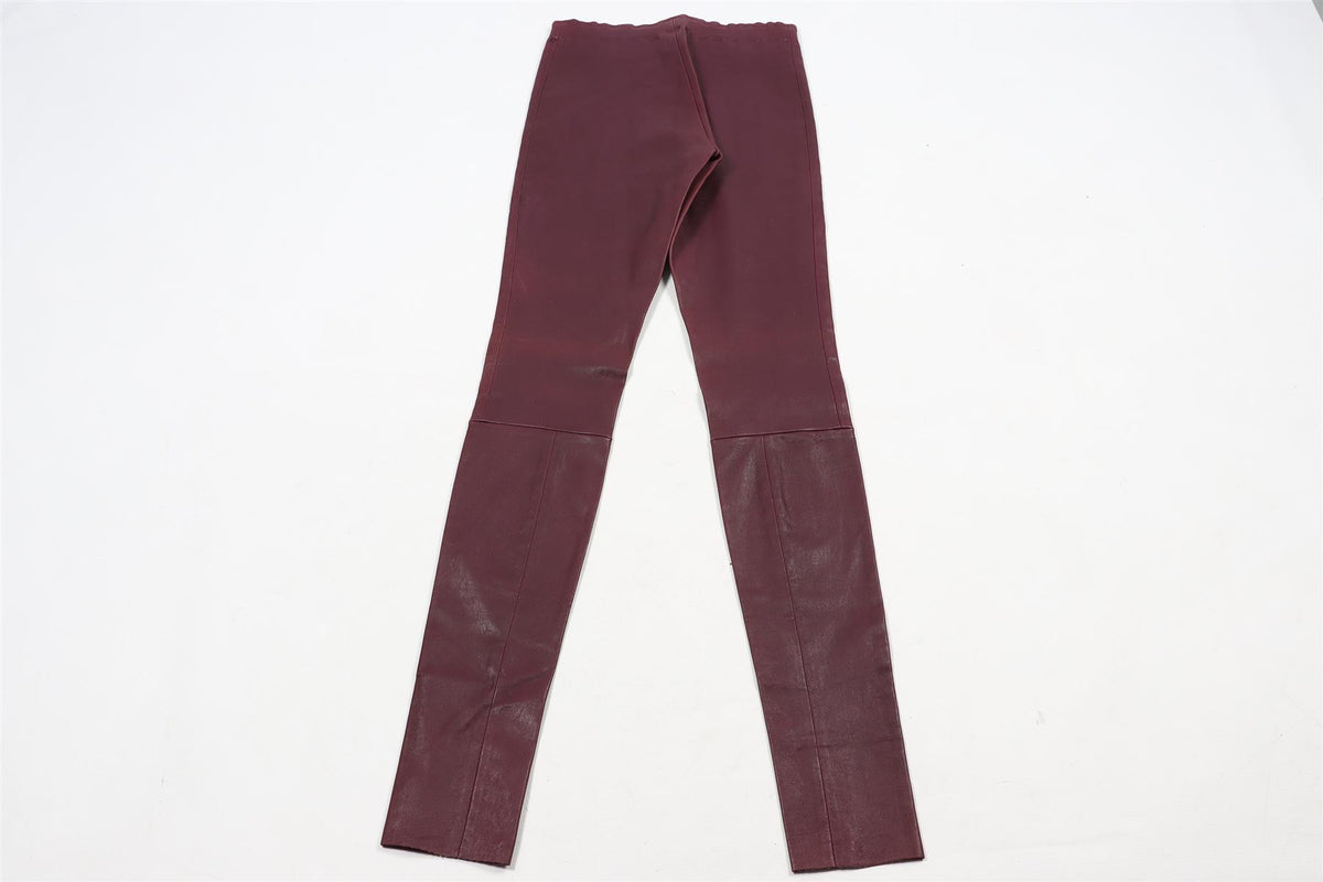 STOULS LEATHER SKINNY PANTS XXS UK 4