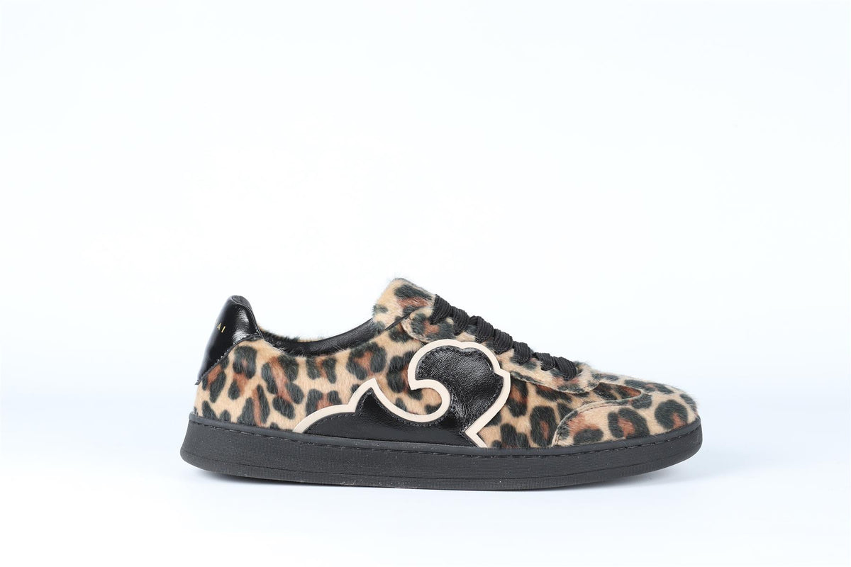 MAIMAI BROWN FAUX FUR SNEAKERS EU 40 UK 7 US 10