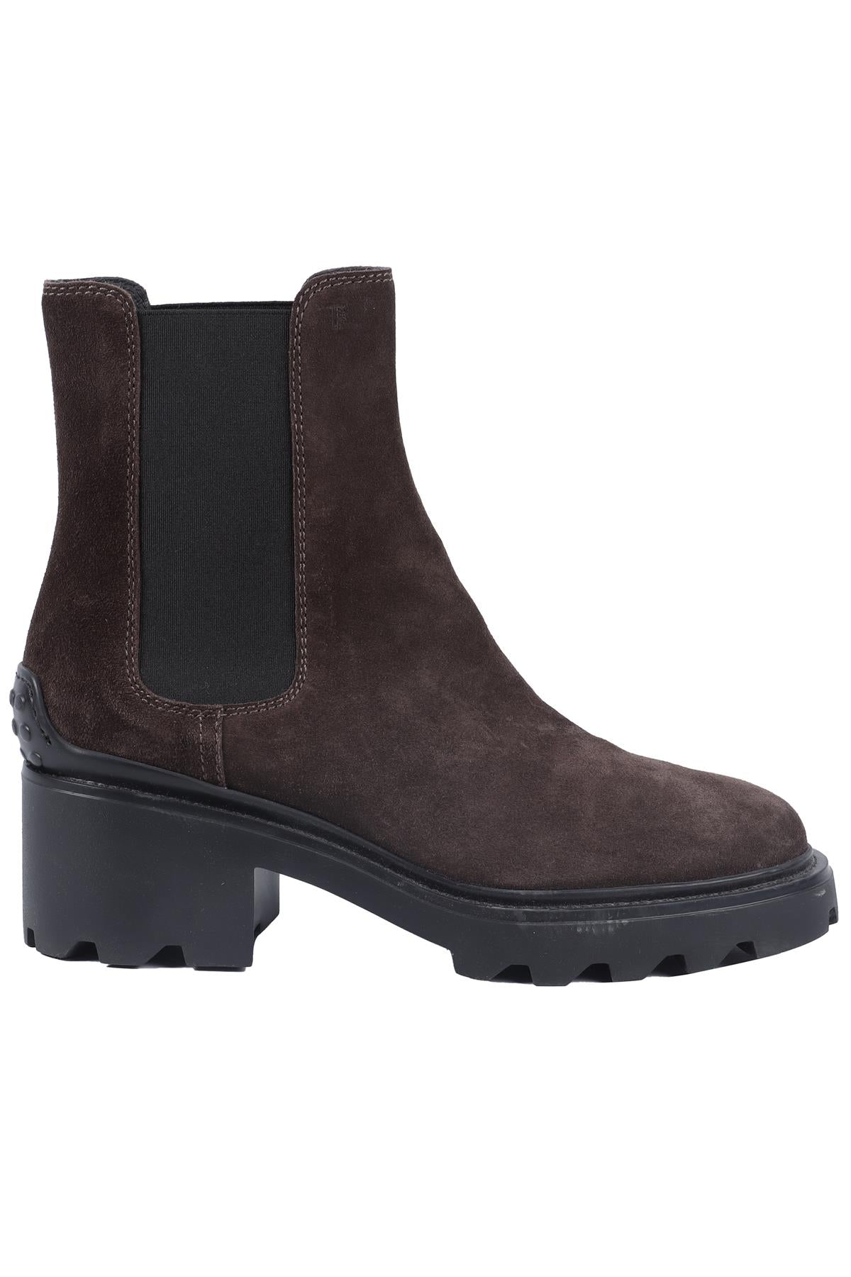 TOD'S BROWN SUEDE ANKLE BOOTS EU 37.5 UK 4.5 US 7.5