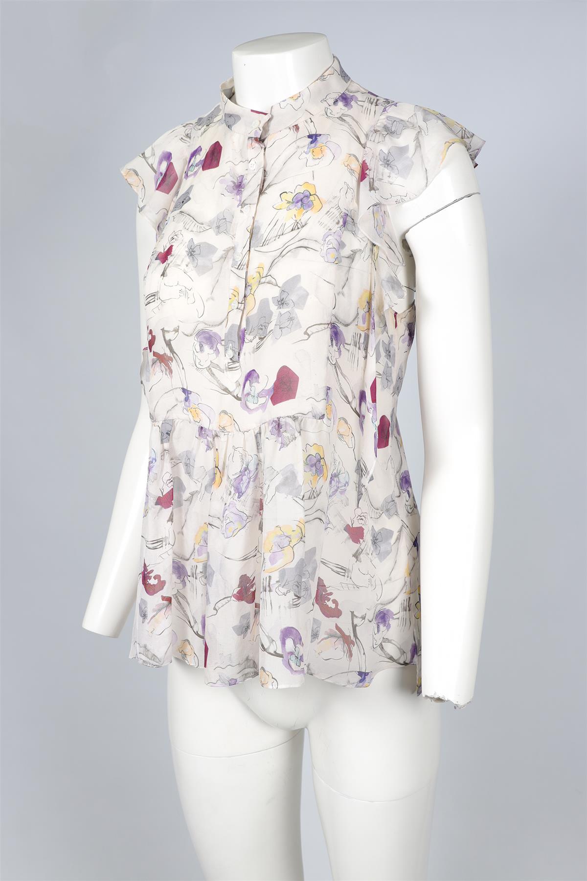 CHLOÉ MULTI SILK TOP LARGE
