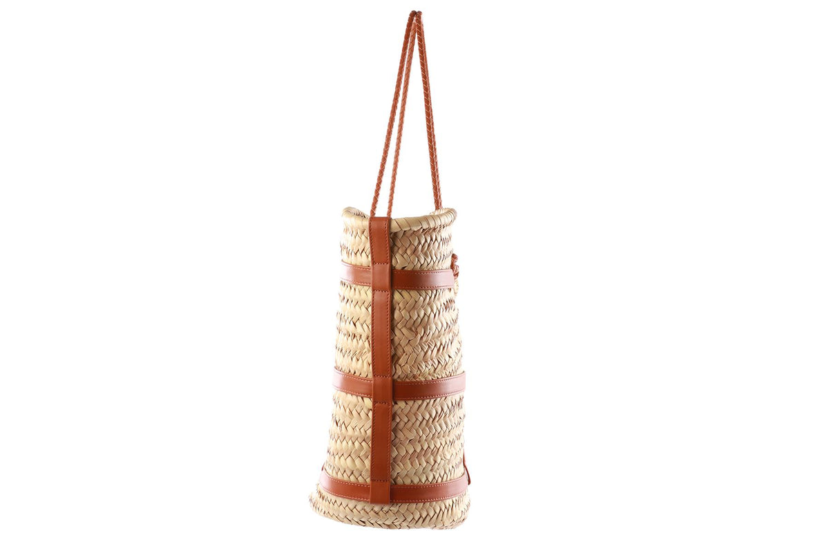 ALTUZARRA TAN WATERMILL LARGE RAFFIA TOTE BAG