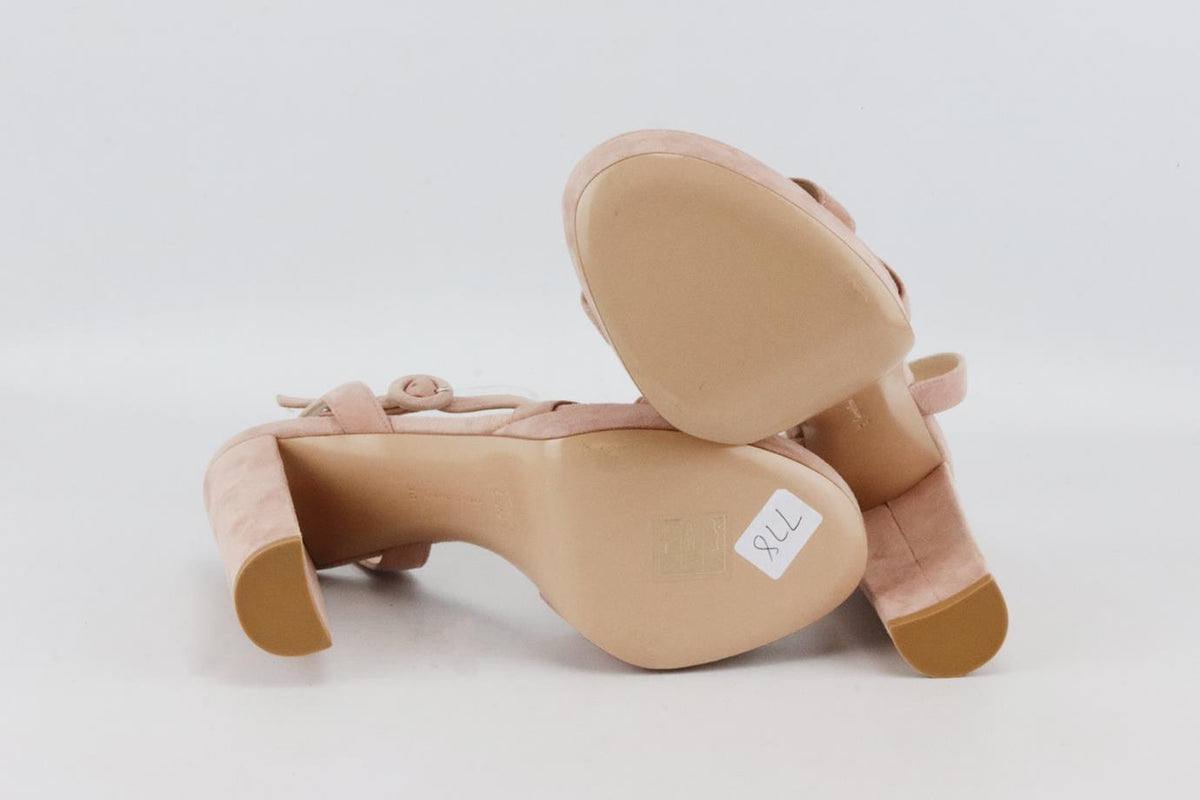 GIANVITO ROSSI SUEDE PLATFORM SANDALS EU 38 UK 5 US 8