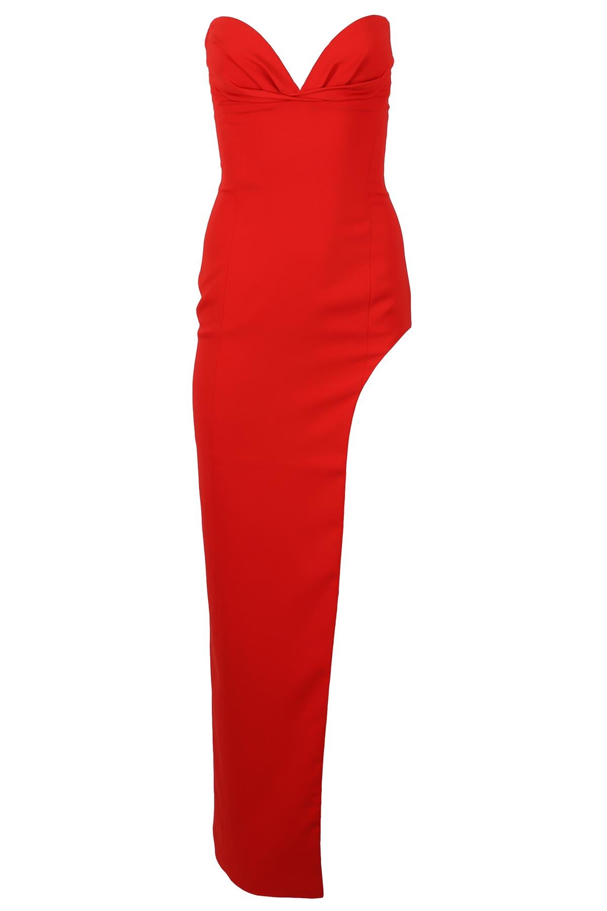 MÔNET STRAPLESS CREPE MAXI DRESS US 0 UK 4