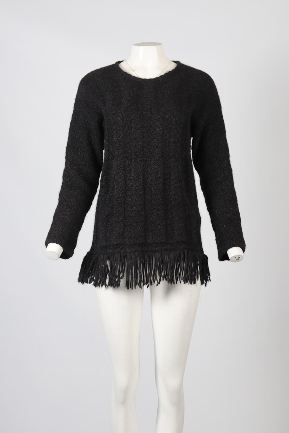 RAQUEL ALLEGRA ALPACA BLEND SWEATER UK 8