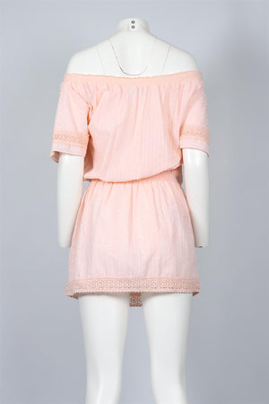 MELISSA ODABASH PEACH DRESS MEDIUM