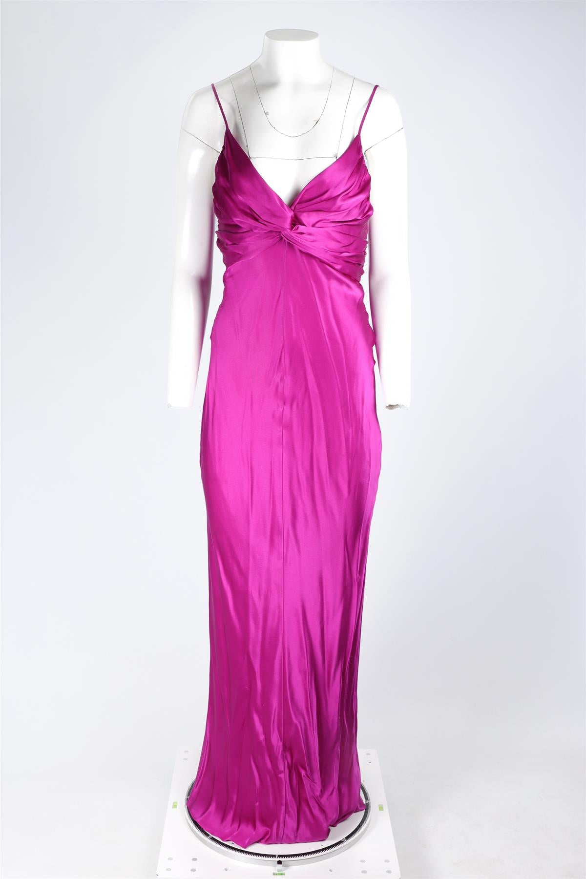TOVE PURPLE SILK MAXI DRESS FR 38 UK 10