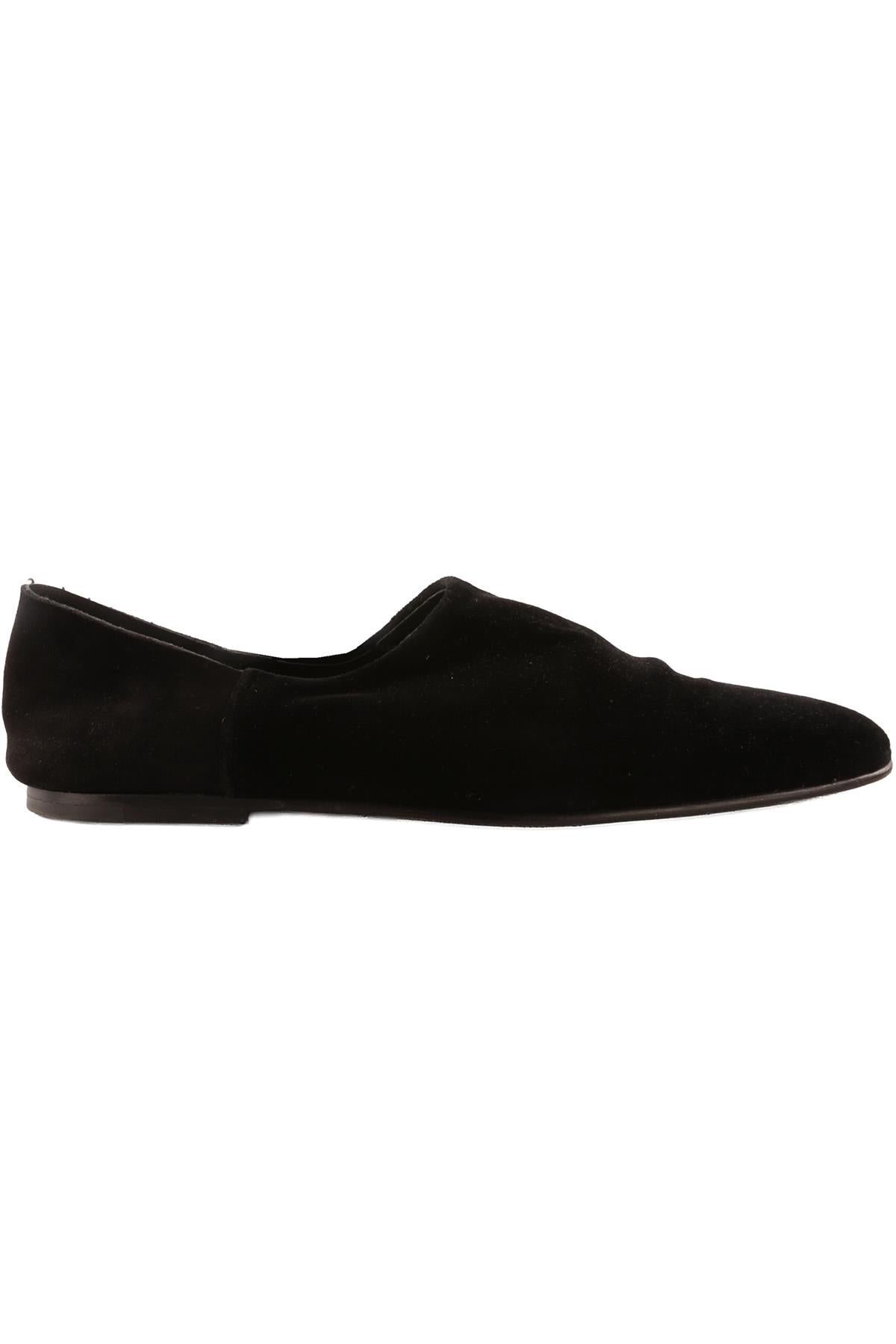 DOLCE & GABBANA BLACK MEN'S VELVET LOAFERS EU 41.5 UK 7.5 US 8.5