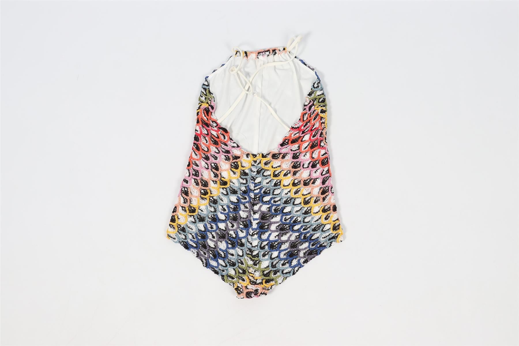 MISSONI MULTICOLOURED KIDS GIRLS CROCHET SWIMSUIT 6-7 YEARS