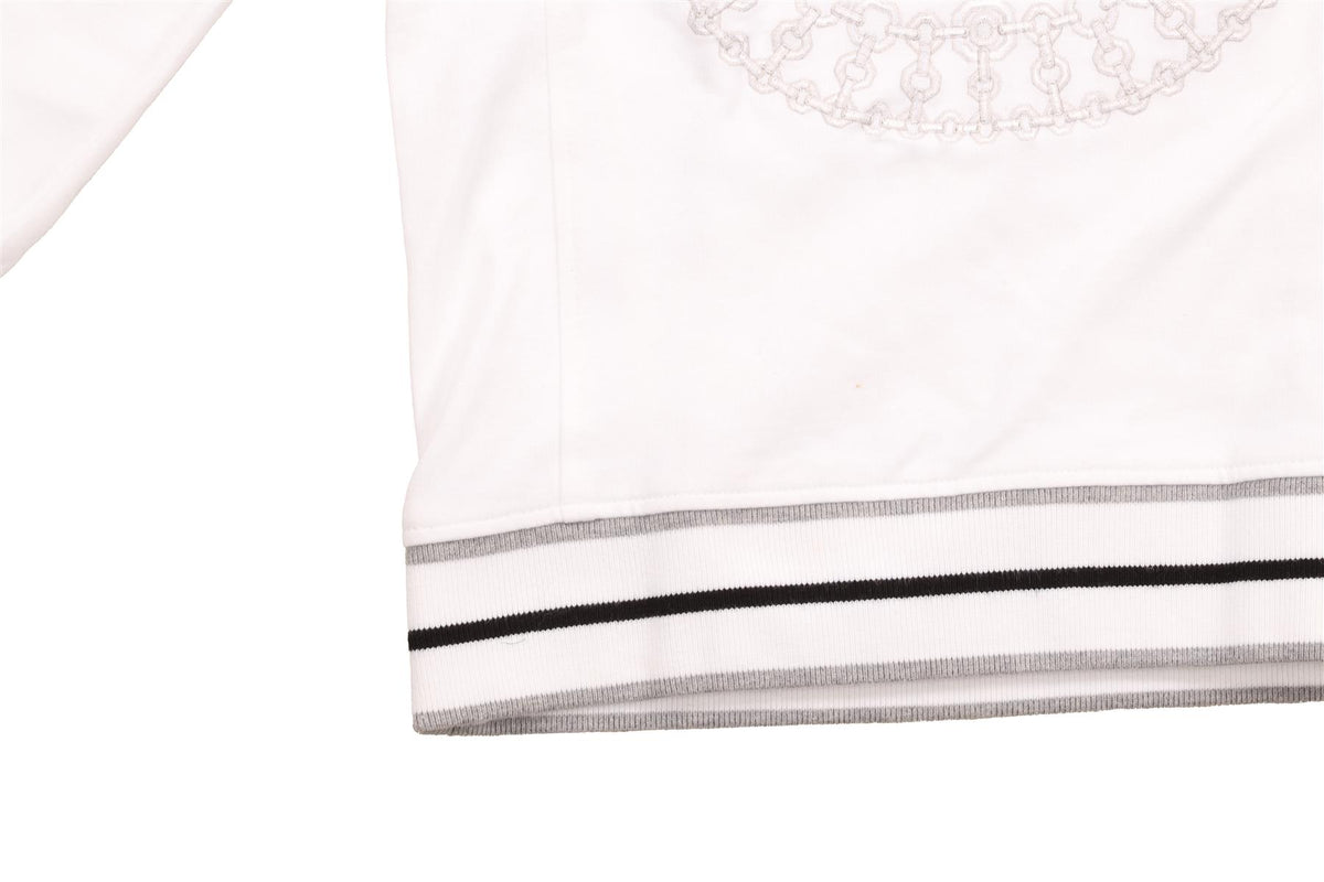 STEFANO RICCI WHITE KIDS BOYS HOODIE 8 YRS