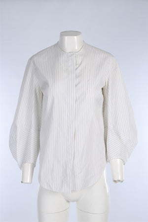 CHRISTIAN DIOR WHITE COTTON SHIRT FR 36 UK 8