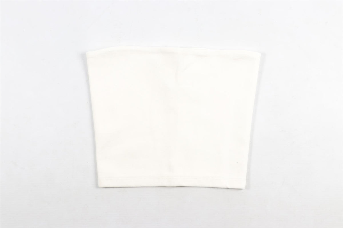 LESET WHITE JERSEY TOP XSMALL