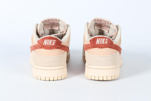 NIKE BEIGE LOW TERRY SWOOSH SUEDE SNEAKERS EU 38.5 UK 5 US 7.5