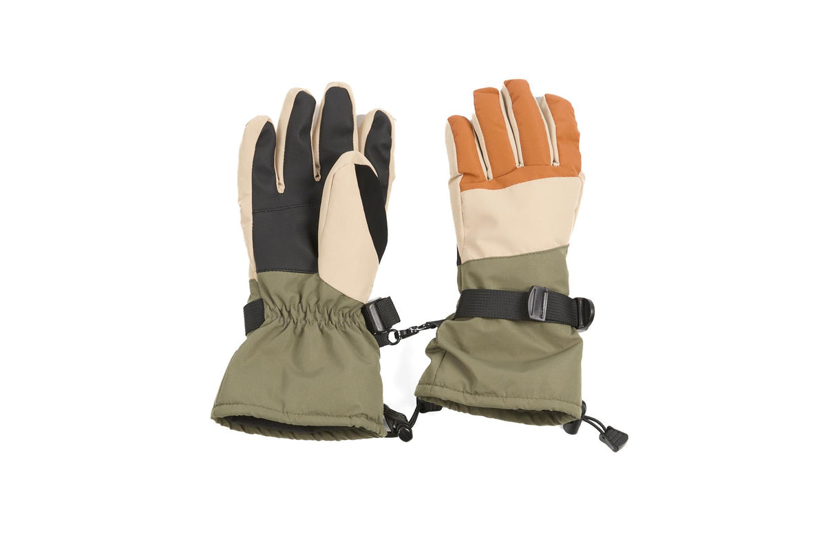 BONPOINT GREEN KIDS BOYS SKI GLOVES 12-14 YEARS