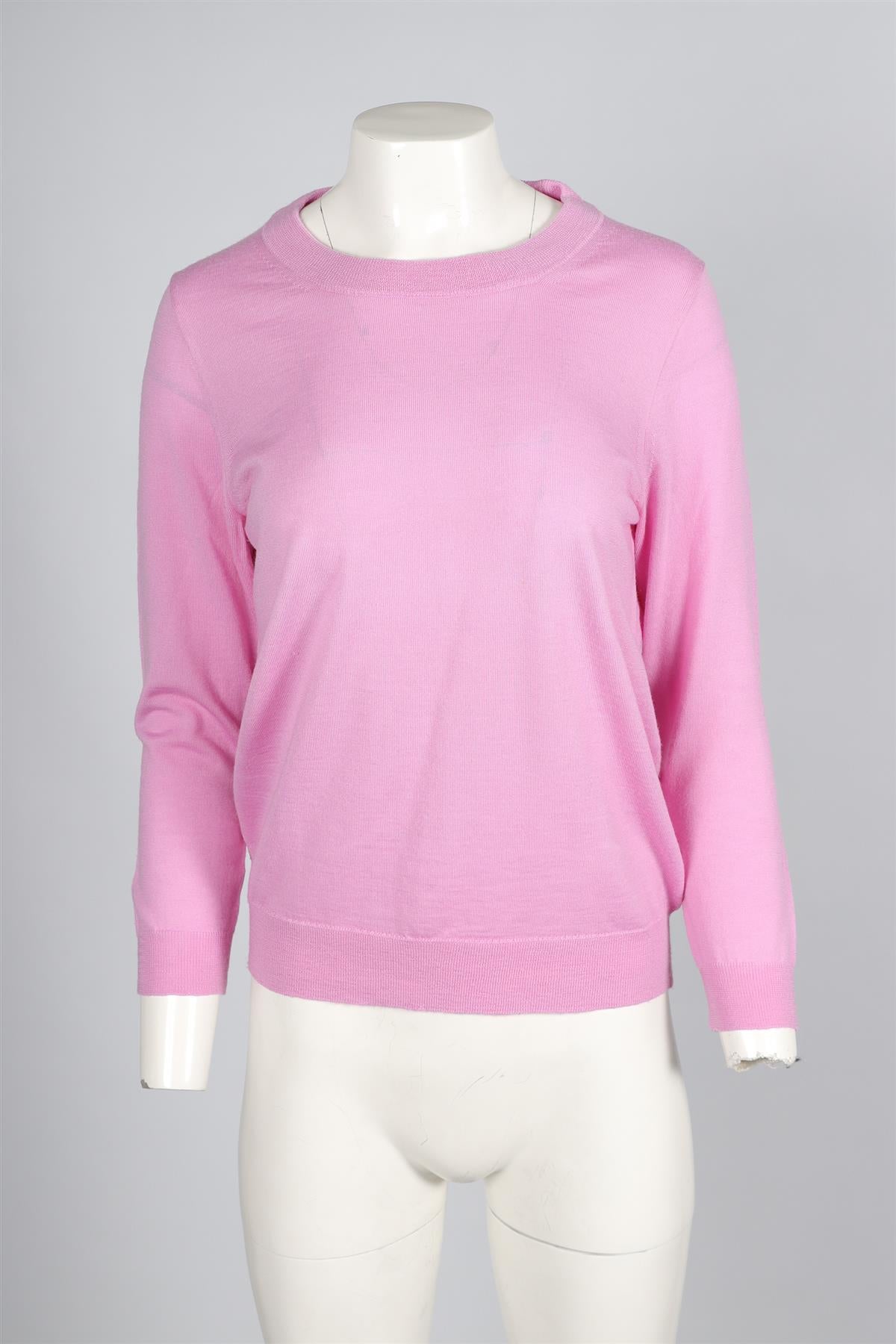 J. CREW PINK WOOL SWEATER MEDIUM