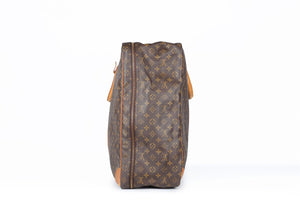 LOUIS VUITTON BROWN 1987 SIRIUS 70 MONOGRAM COATED CANVAS SUITCASE