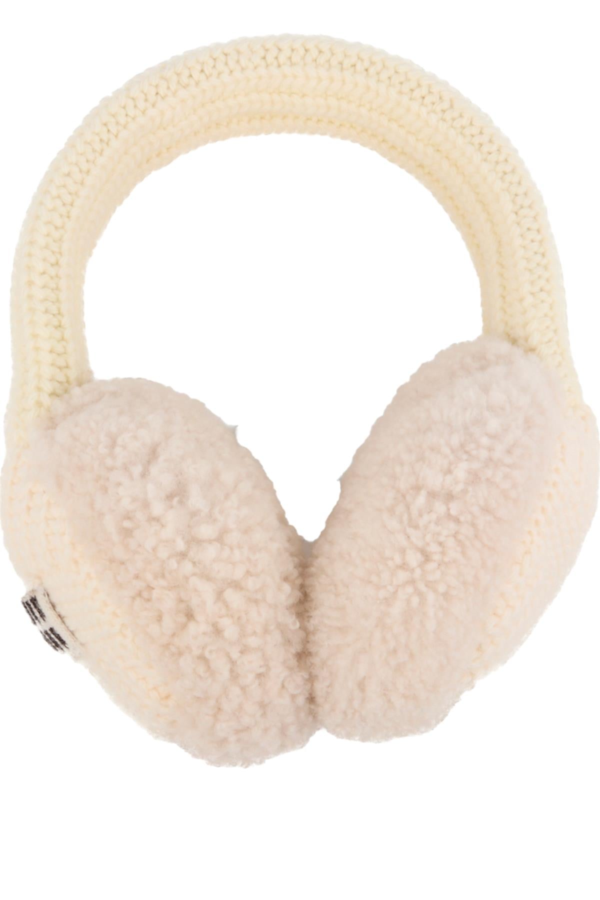MIU MIU CREAM CASHMERE EAR MUFFS