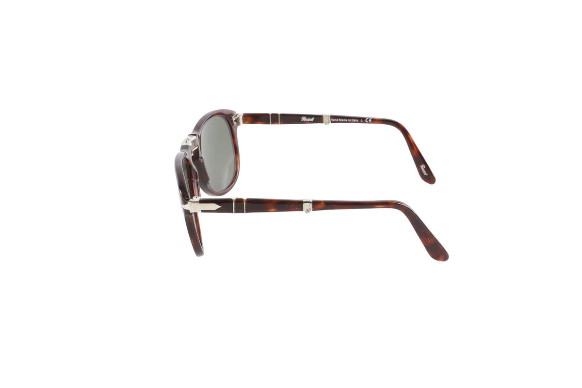PERSOL BROWN PILOT STYLE ACETATE SUNGLASSES