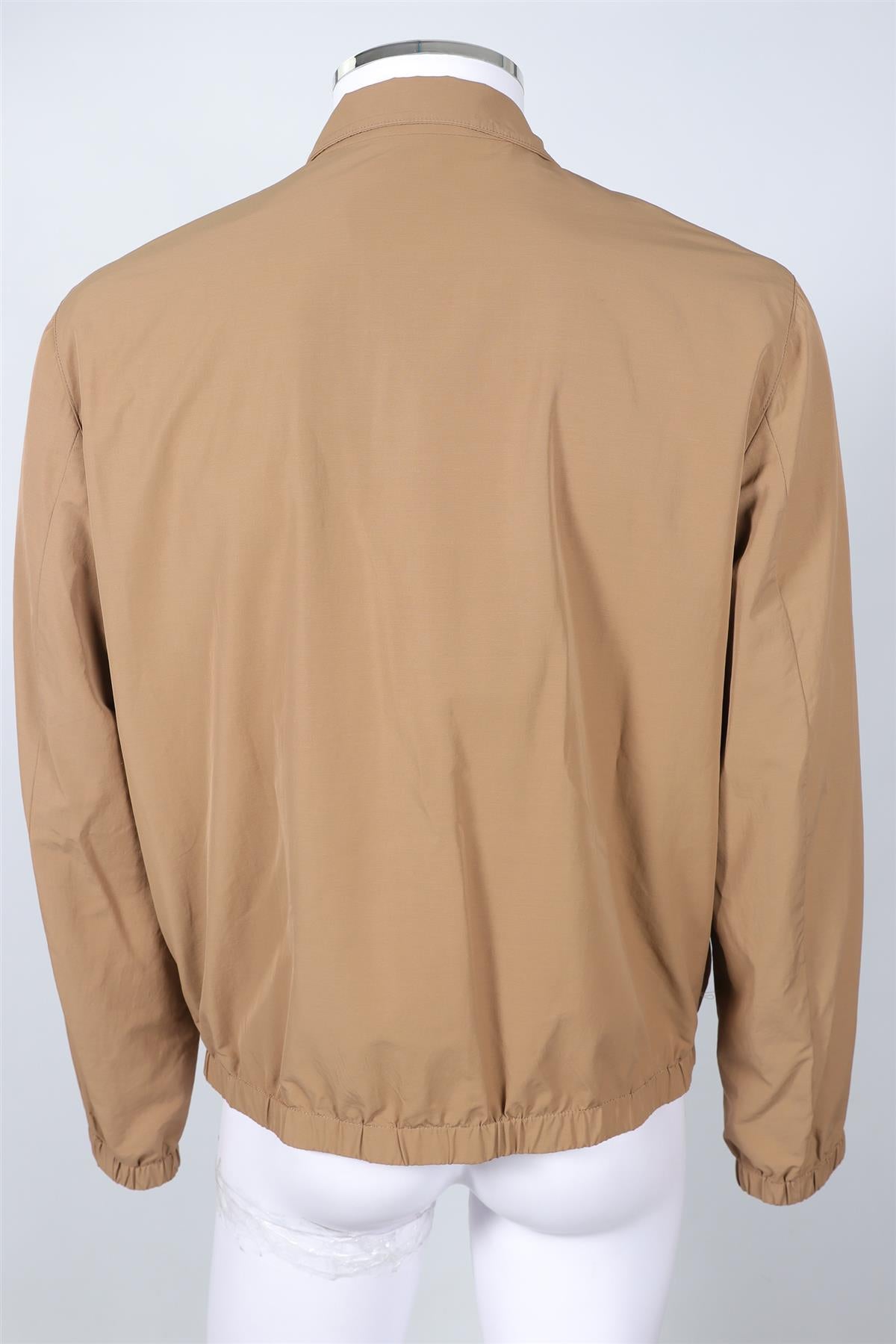SUITSUPPLY BROWN MEN'S SHELL JACKET IT 52 UK 42