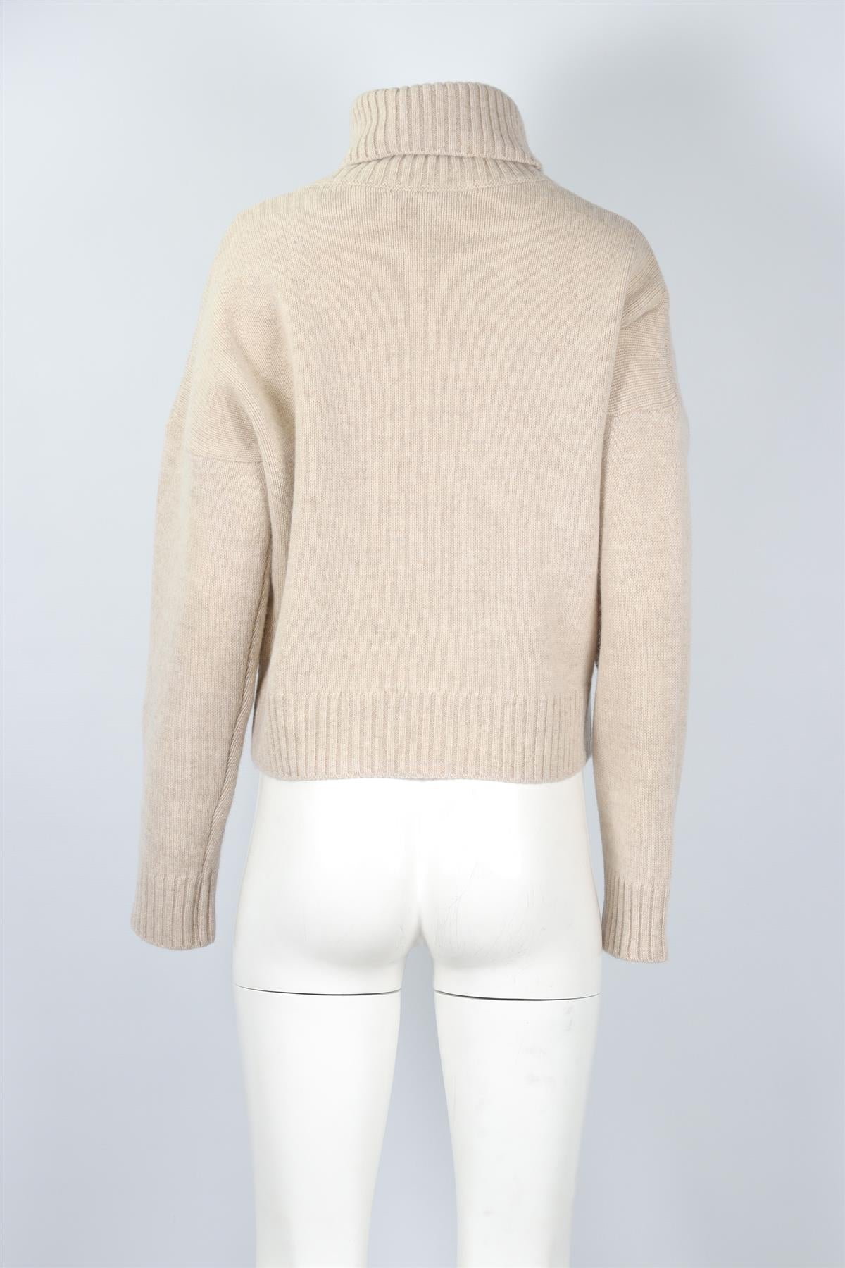 SPORTY & RICH BEIGE WOOL SWEATER MEDIUM