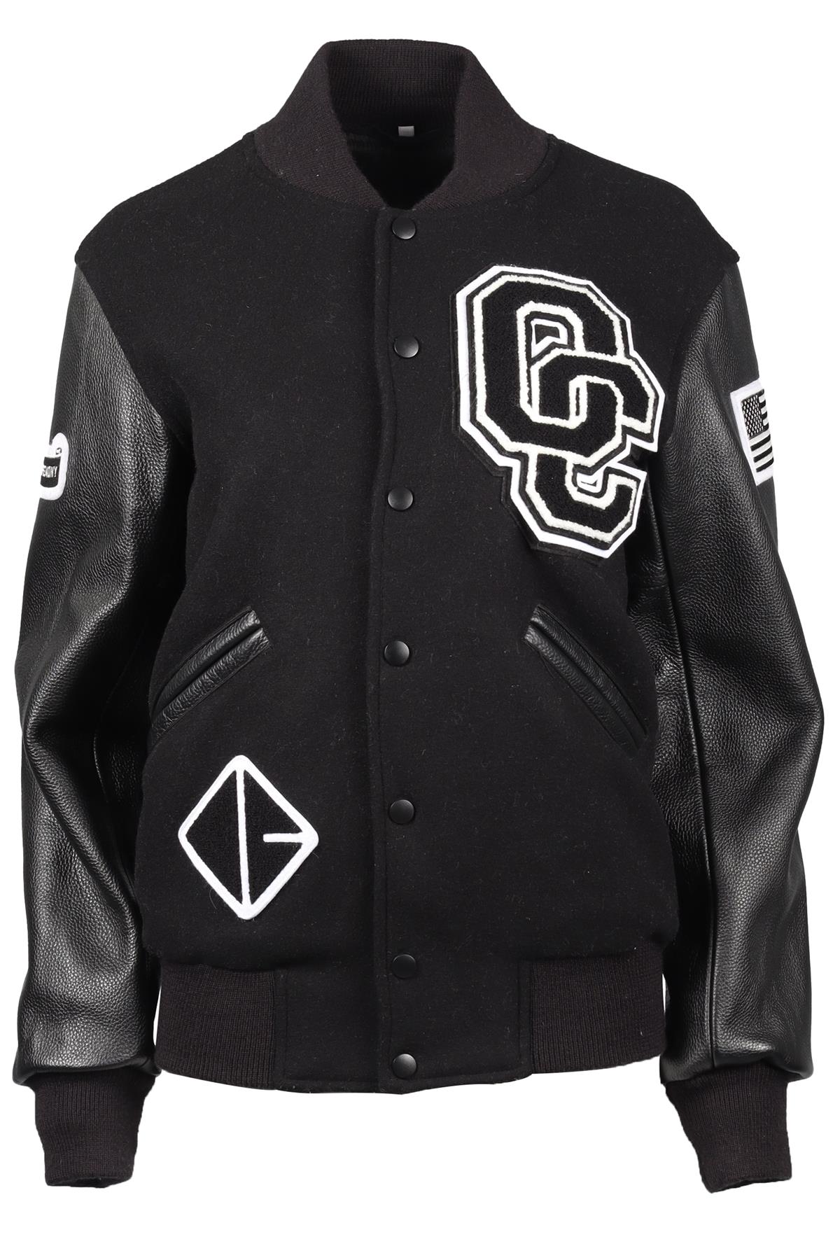 OPENING CEREMONY BLACK WOOL BLEND BOMBER JACKET XSMALL