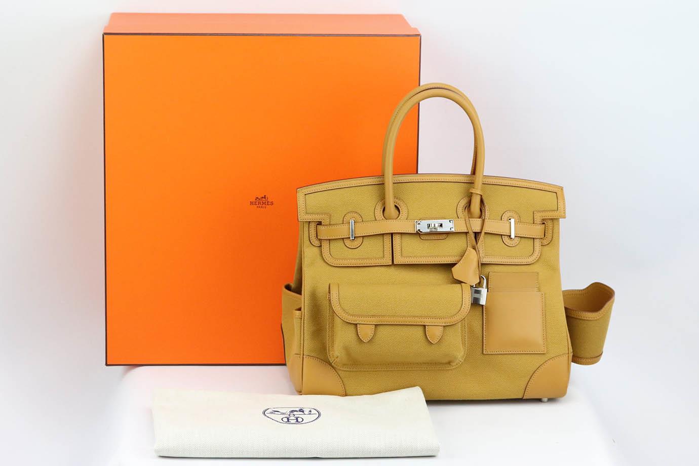 1stdibs Exclusive Hermes Birkin 35cm Cargo Blue Marine Swift and Toile  Canvas at 1stDibs