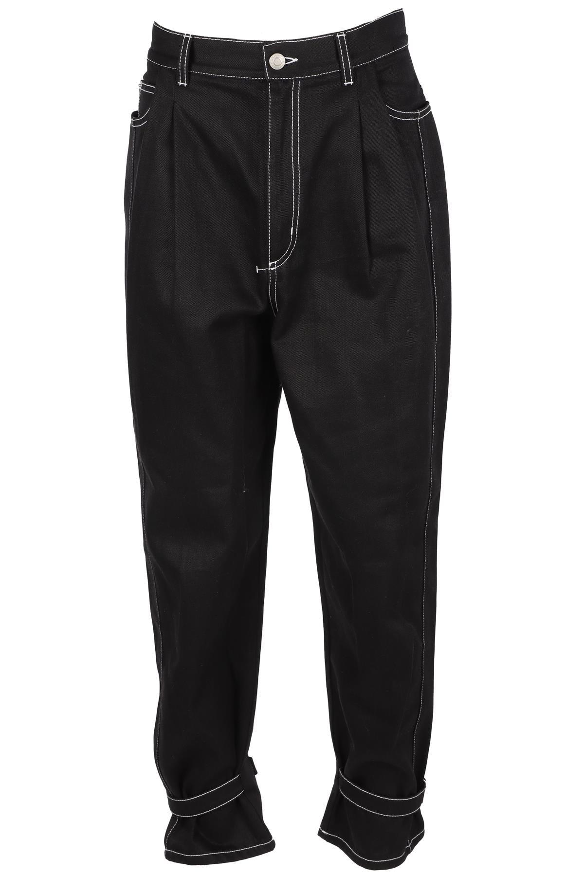 ALEXANDER MCQUEEN BLACK TAPERED JEANS W27 UK 8/10